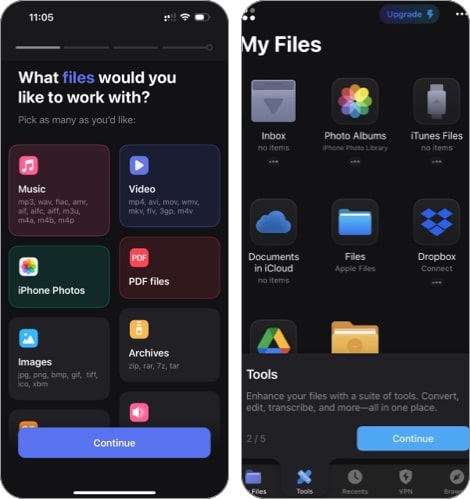 Documents: File Manager & Docs iOS app.