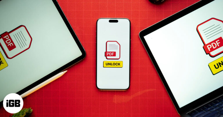 How to Remove Password From PDF on iPhone, iPad, and Mac