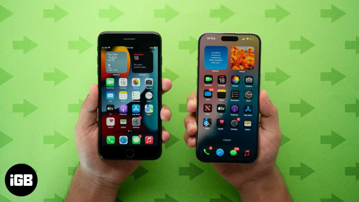 How to transfer data from old iphone to new iphone