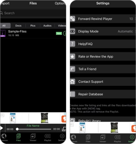 My File Organizer iPhone app.