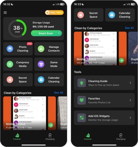 Phone Cleaner iPhone cleaner app.
