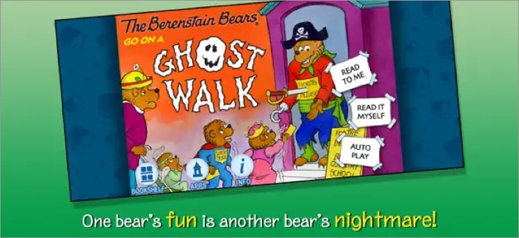 Berenstain Bears - Ghost Walk iPhone game.
