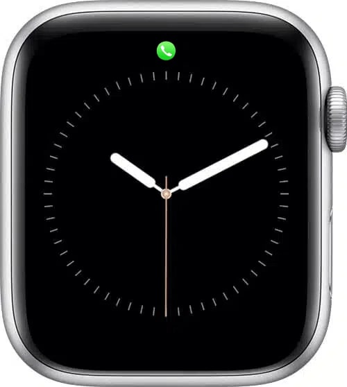 Call icon on Apple Watch.
