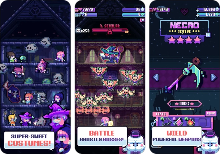 Candies ‘n Curses game for iPhone.