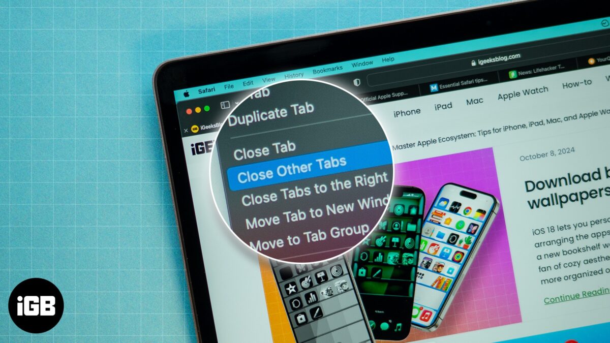 How to close all safari tabs on mac