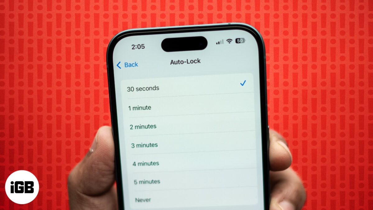 How to fix iphone auto lock not working
