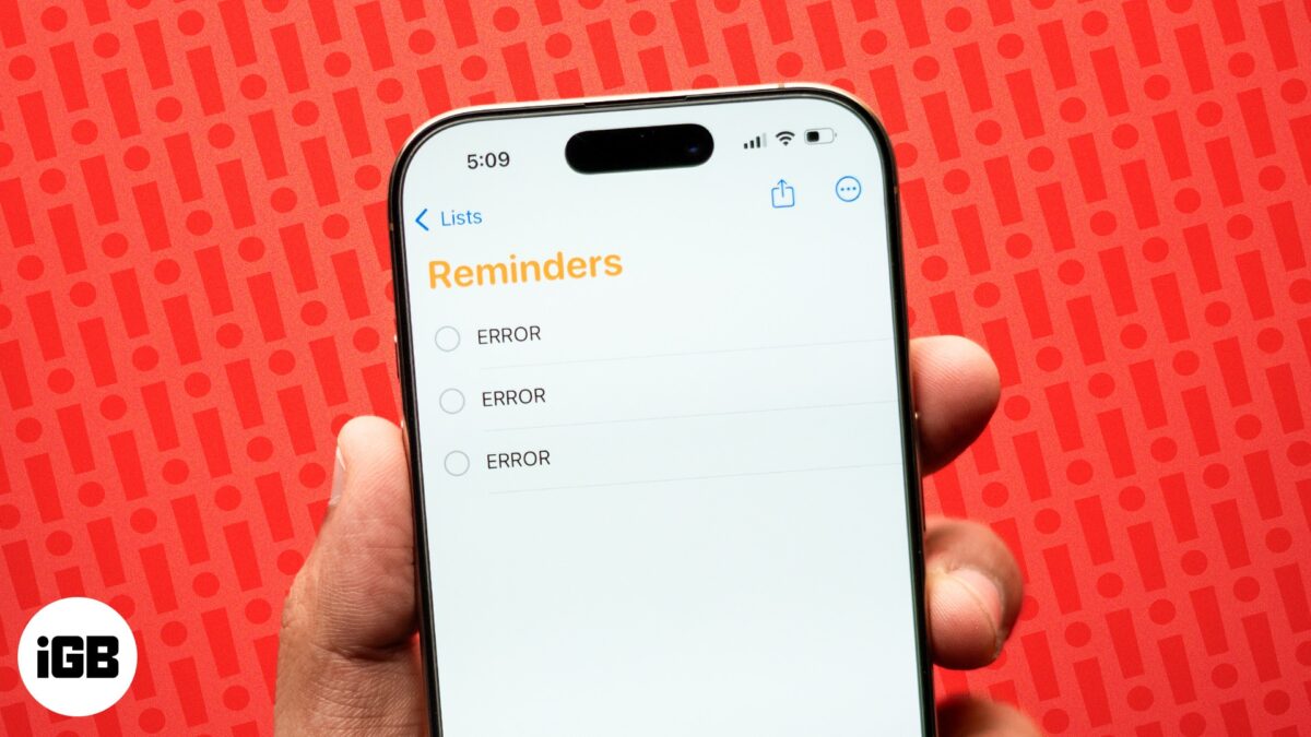 How to fix iphone reminders not working