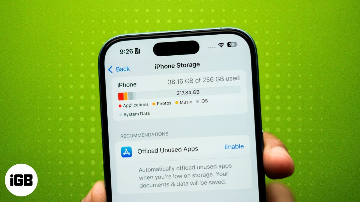 How to free up space on iphone
