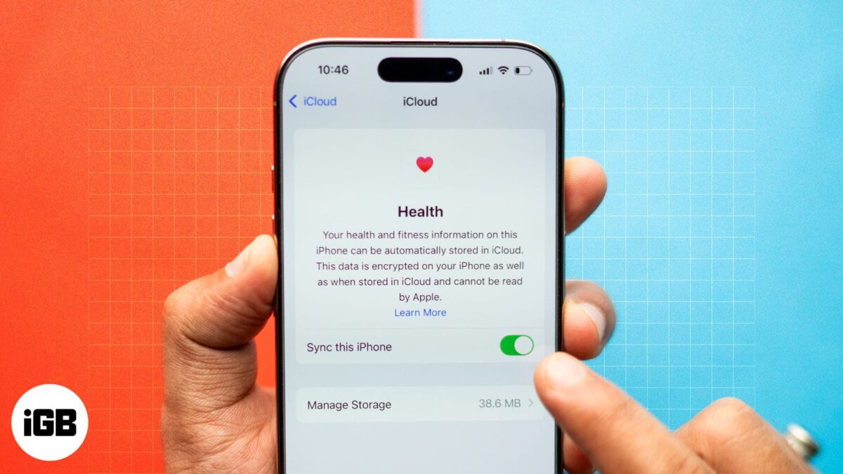 How to sync your health data to icloud