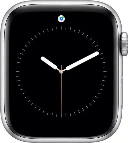 Map icon on Apple Watch.
