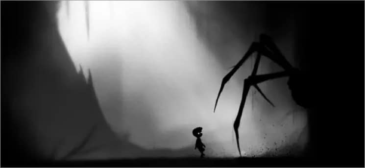 Playdeads LIMBO iOS game.