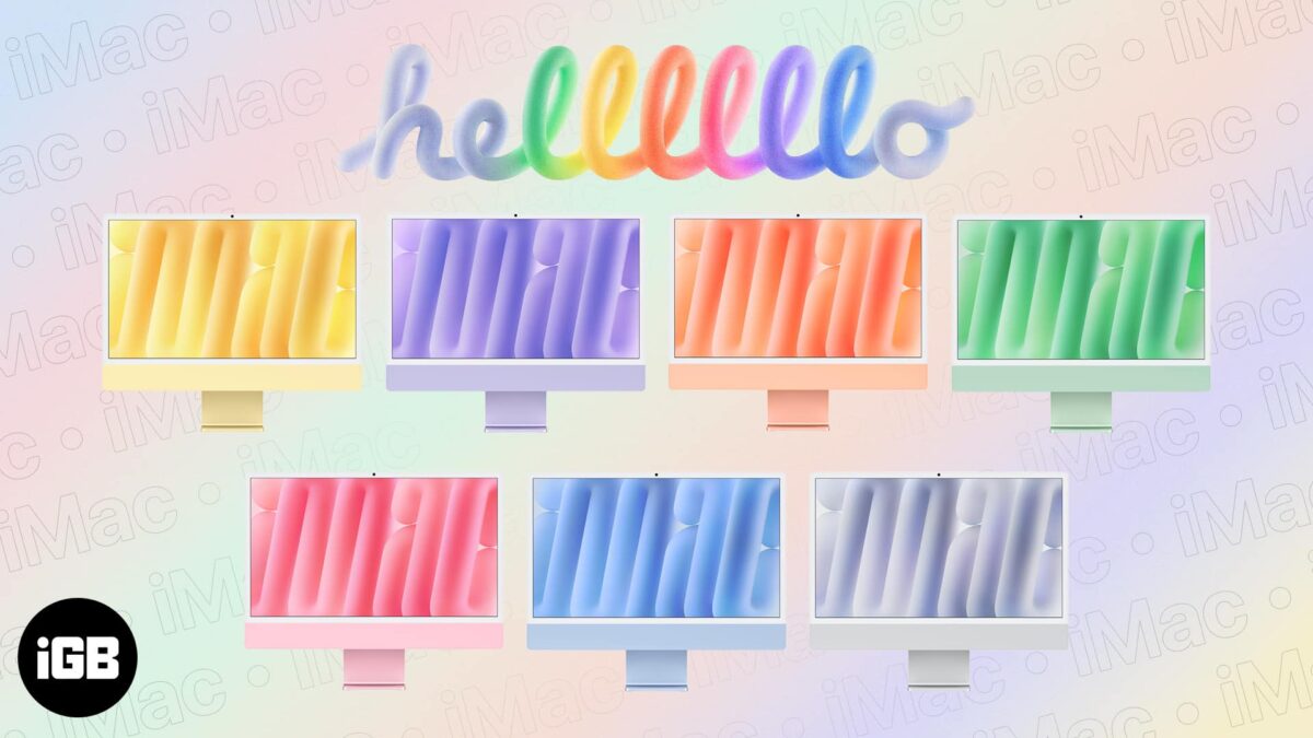 Imac 2024 m4 wallpaper in 4k