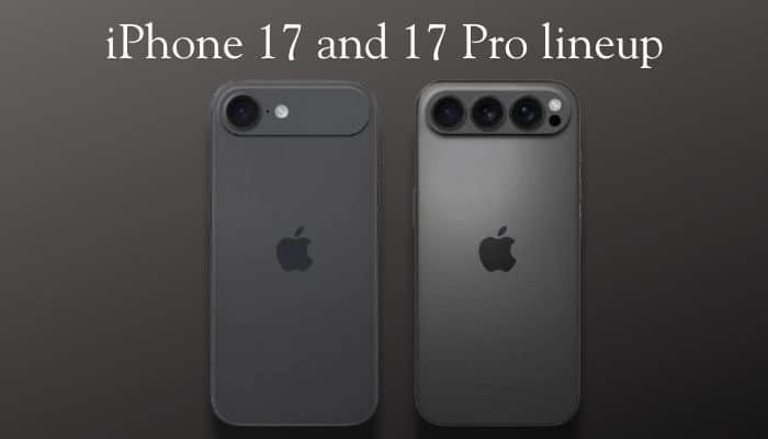 iPhone 17 and 17 Pro lineup.