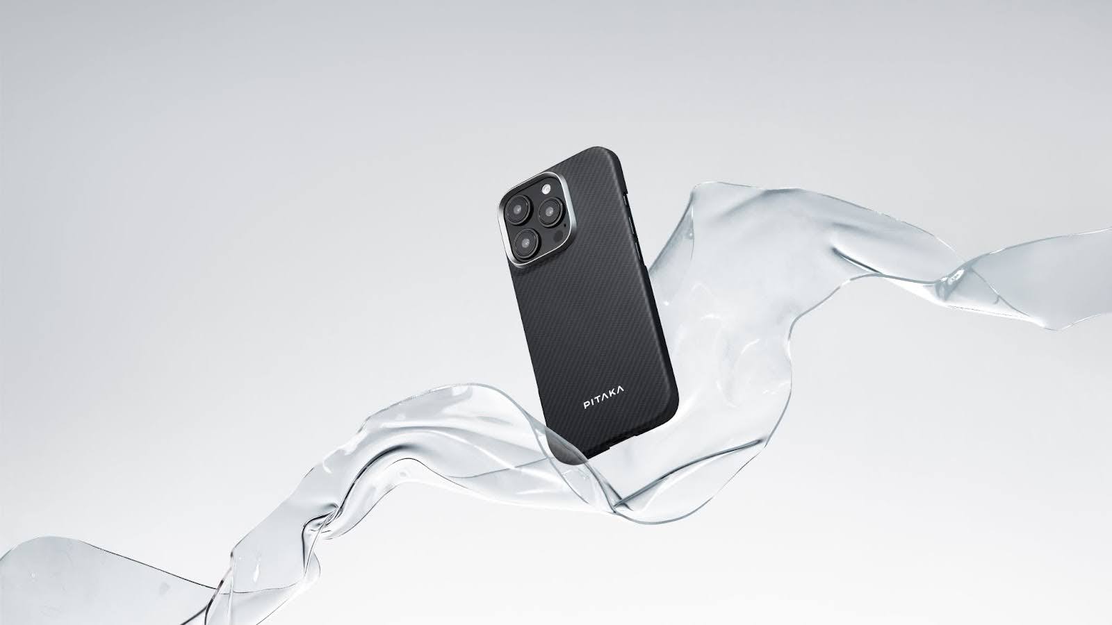 Black and Grey Ultra Slim Case for iPhone 16 Series.