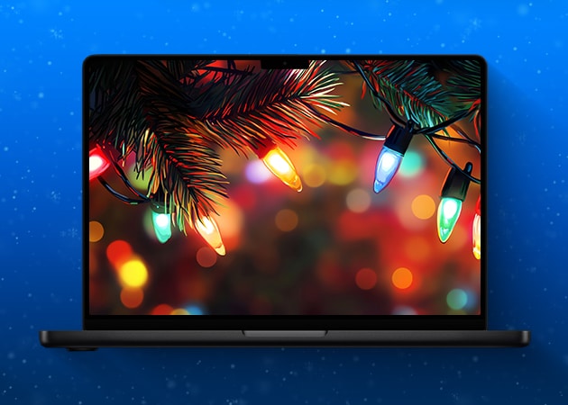 Christmas Lights desktop wallpaper.
