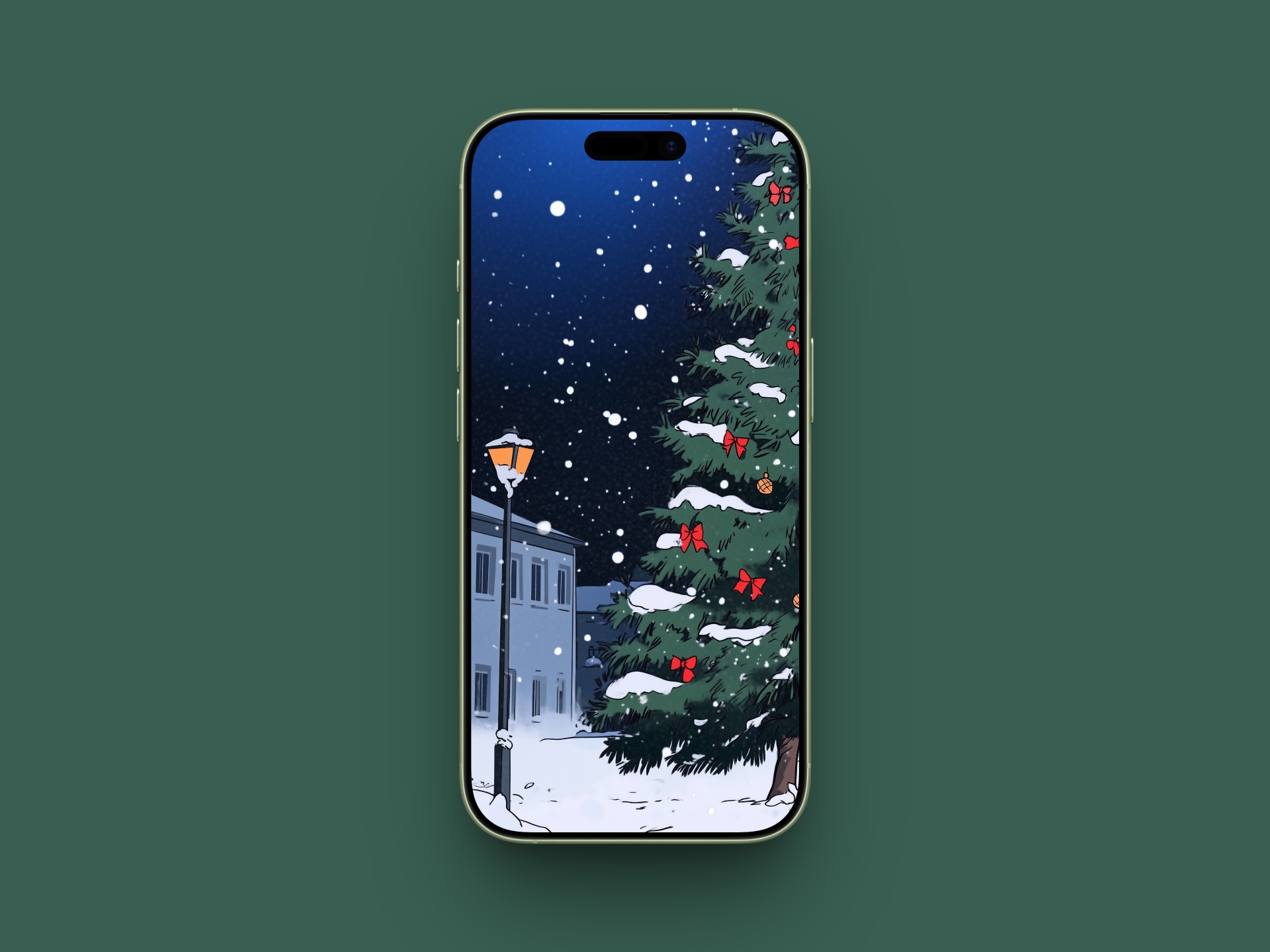 20 Christmas Wallpapers for iPhone (Free HD Downloads) – iGeeksBlog Comic-style Snowfall
