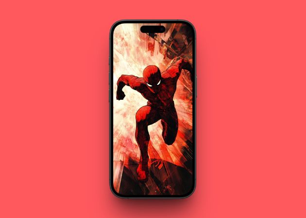 Comic style spiderman wallpaper