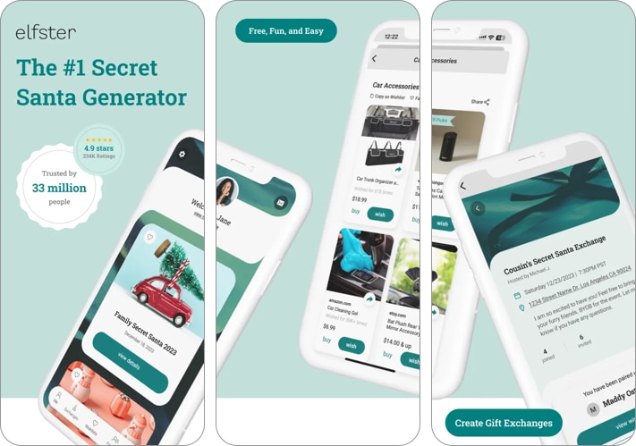 Elfster- The Secret Santa App.