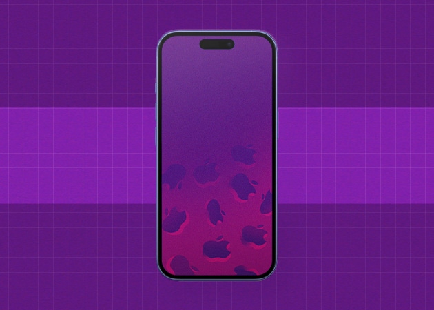 Gradient logo wallpaper.