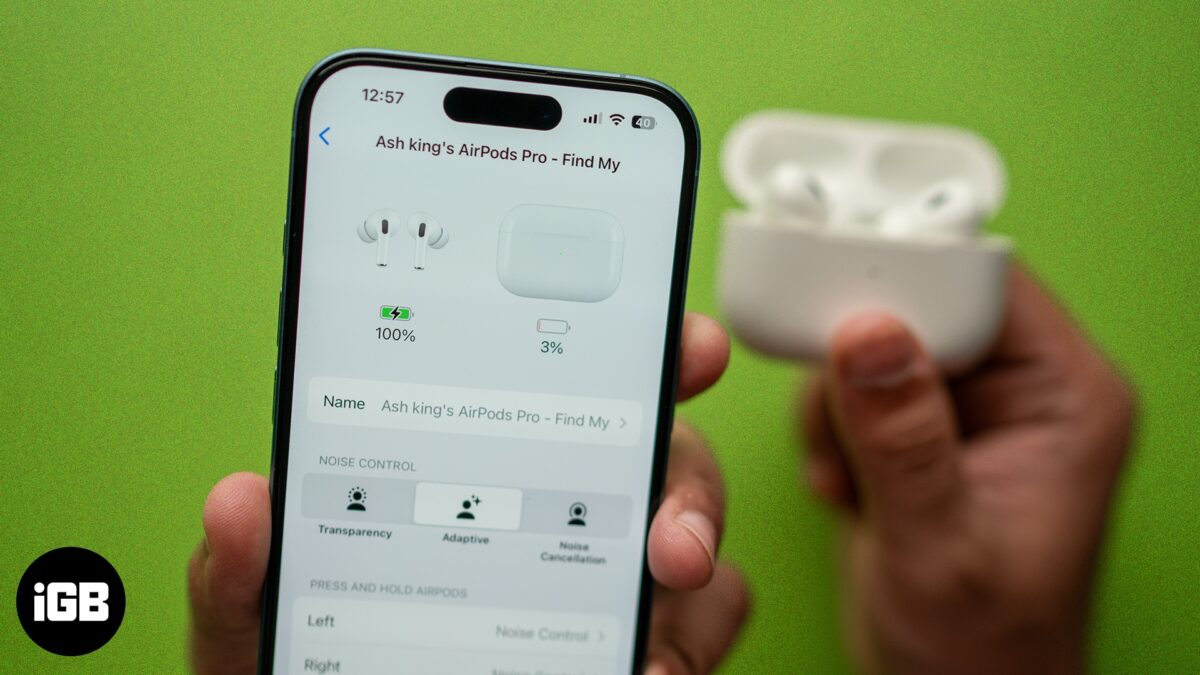 How to check your airpods battery level