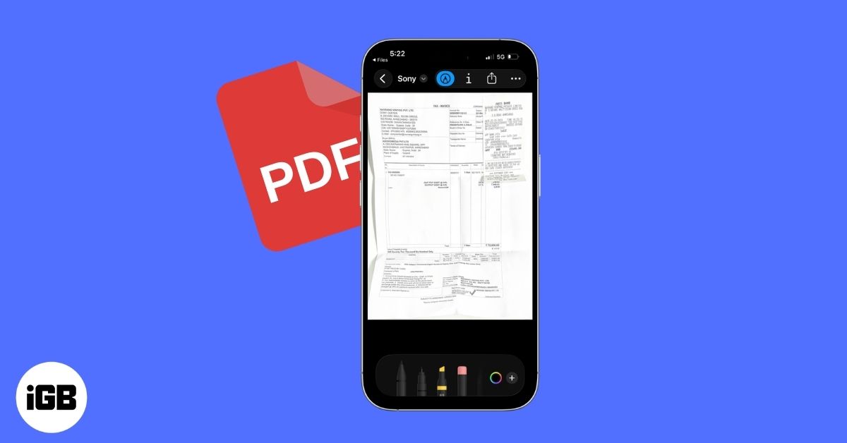 How to Edit PDF Files on iPhone and iPad