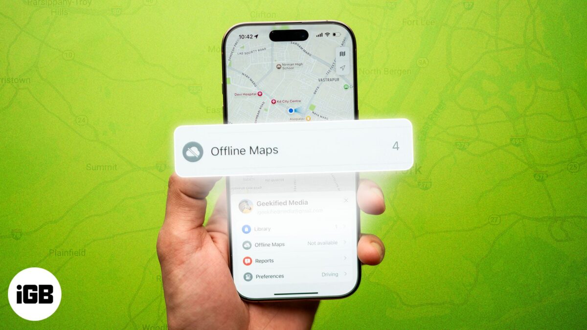How to download offline maps on iphone with apple maps