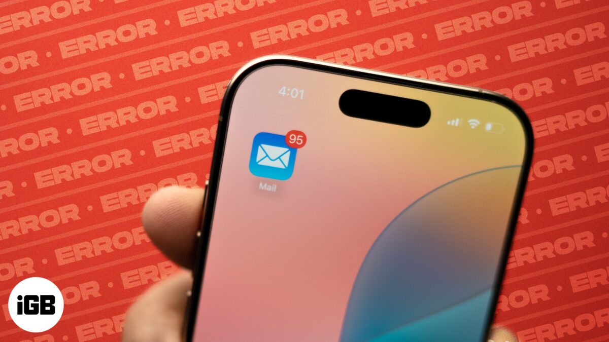 How to fix mail app not working after update on iphone
