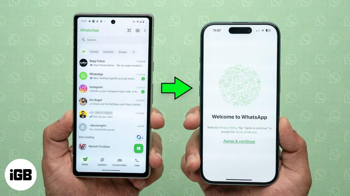 How to transfer whatsapp data from android to iphone