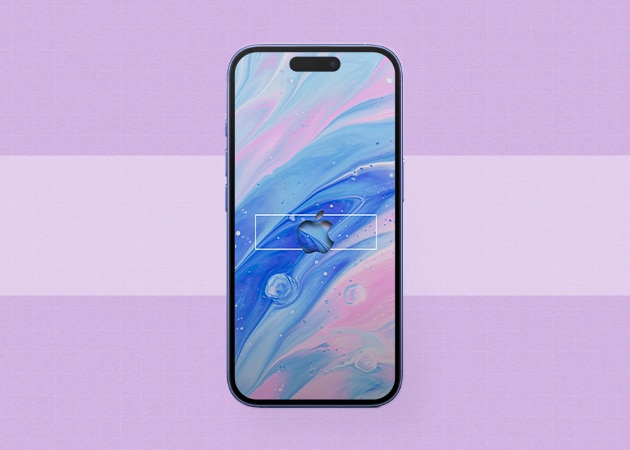 Pastel watercolors Apple logo wallpapers.