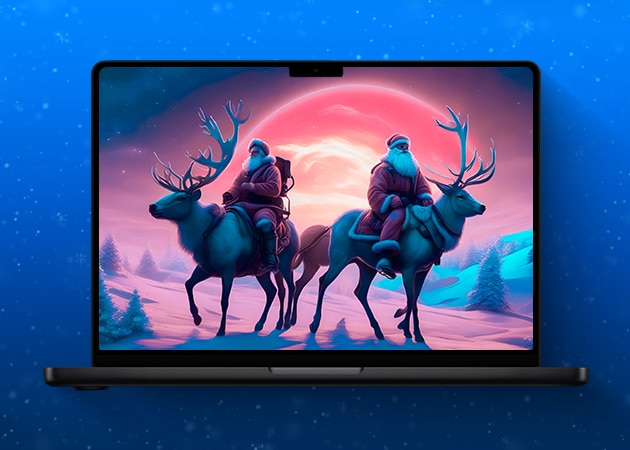 Santa Claus Mac wallpaper.