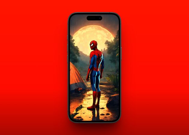 Spiderman camping wallpaper