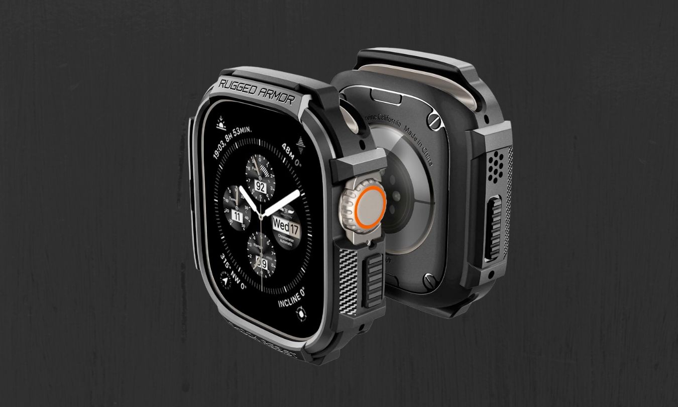 Spigen rugged armor designed for apple watch ultra