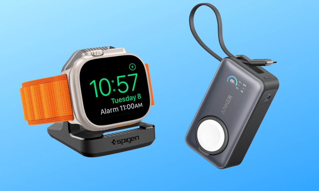 Spigen rugged armor stand and anker maggo power bank