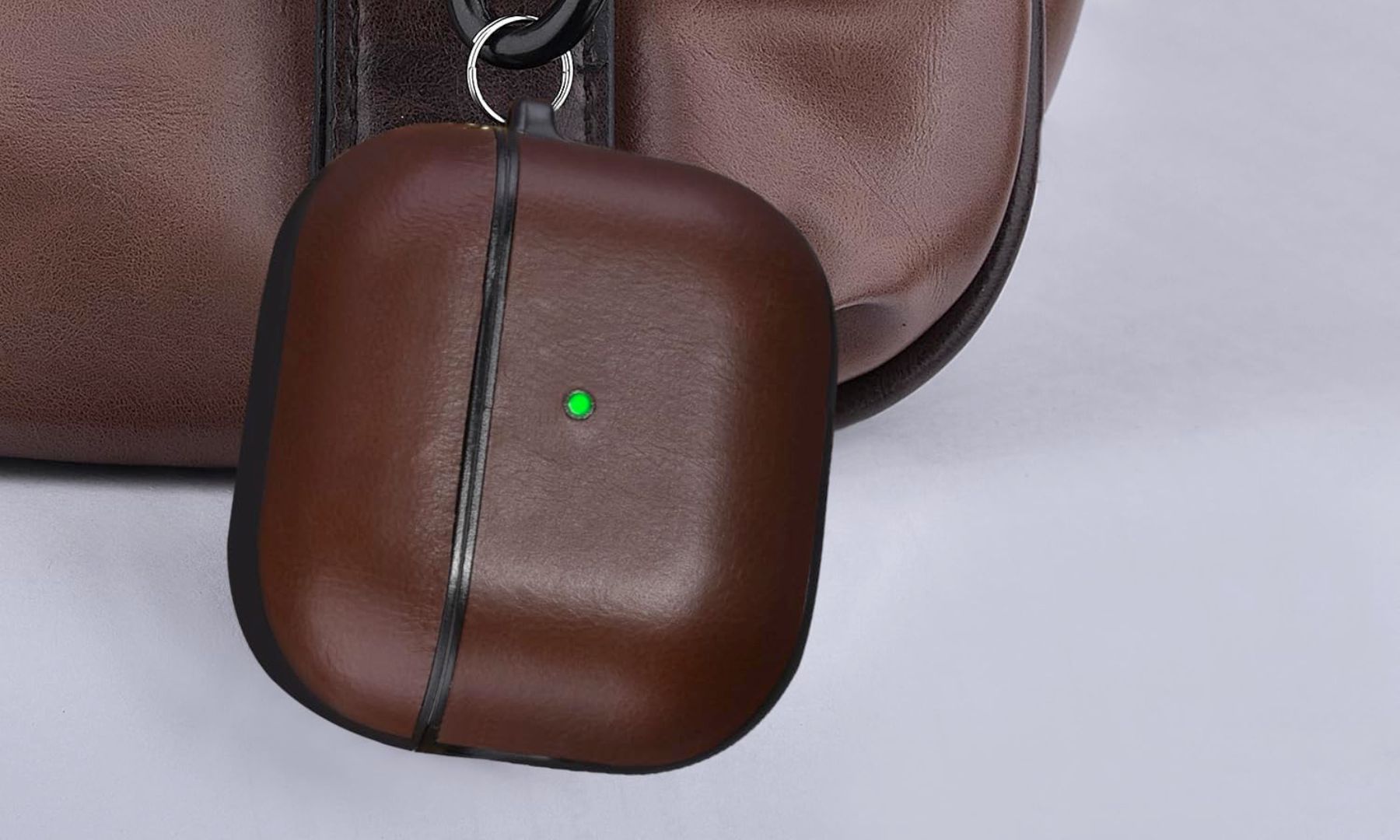 V moro leather airpods 4 case