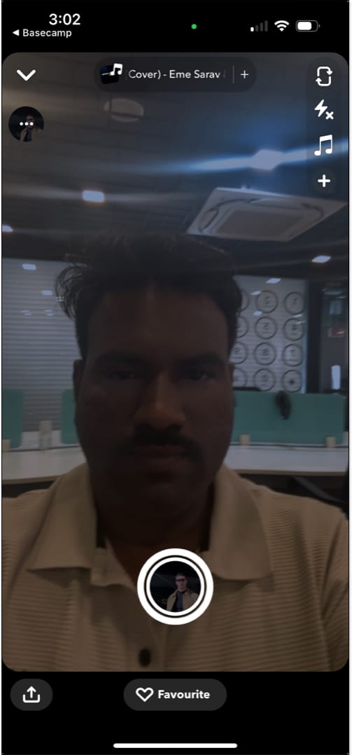 latenight Snapchat lens.