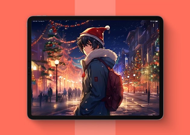 Anime wallpaper for iPad.