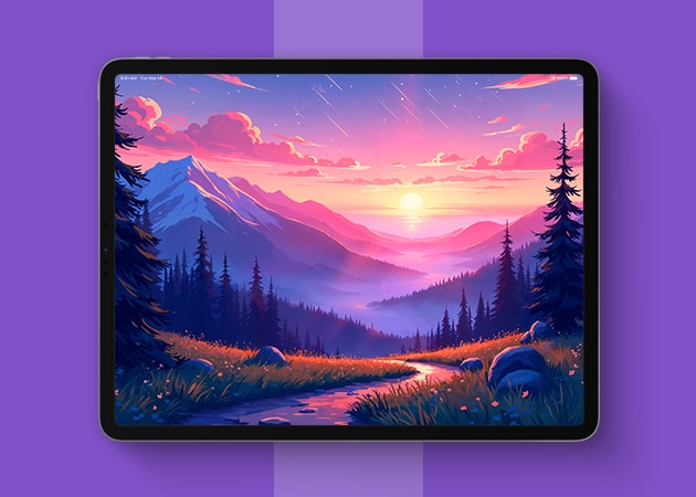 Artistic illustration wallpaper.