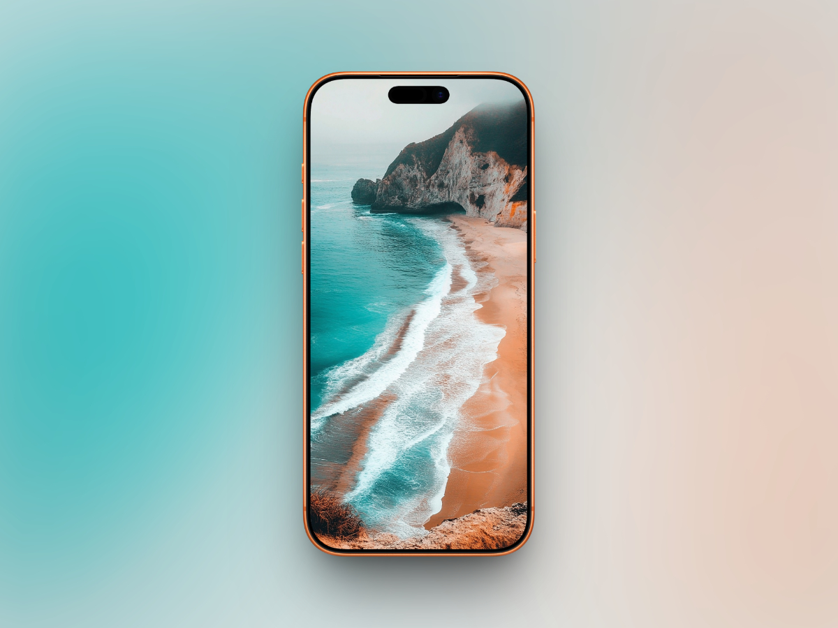 20 Aesthetic Ocean Wallpapers for iPhone in 4K – iGeeksBlog Beach View of Cliffside