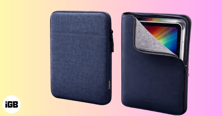 Best 11-inch & 13-inch iPad Pro Sleeves in 2026