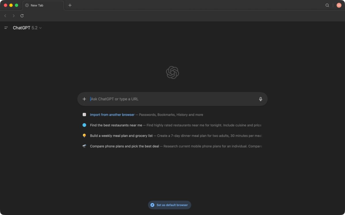 ChatGPT Atlas Browser