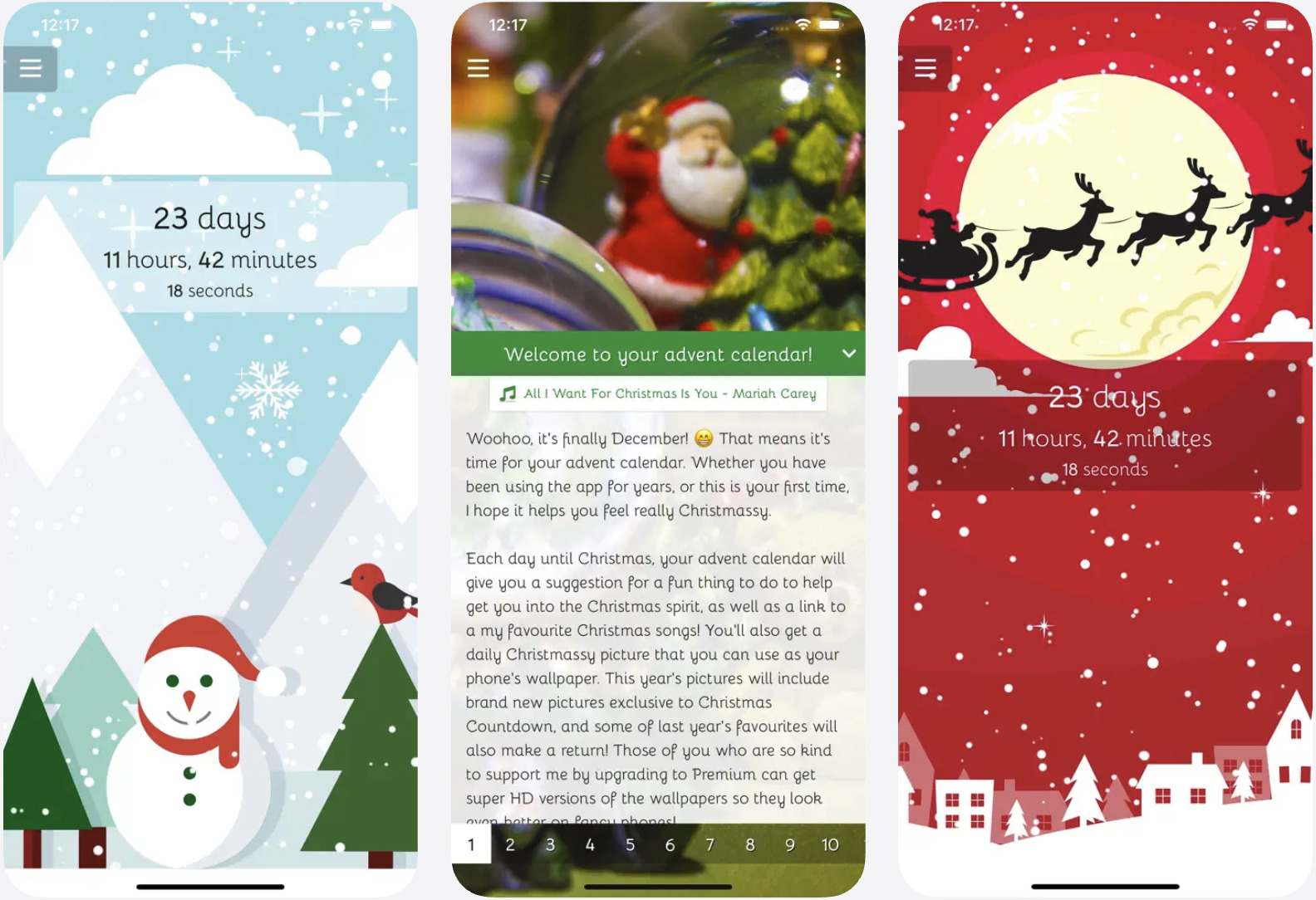 20 Best Christmas Apps for iPhone and Android to Try This Holiday Season – iGeeksBlog Christmas Countdown