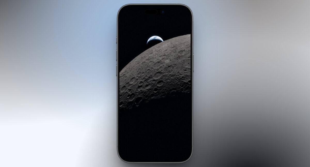 Earthset view from moon