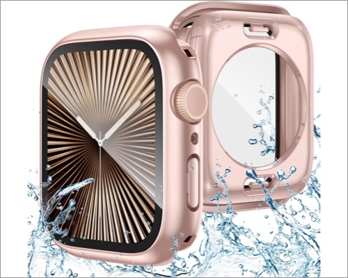 Goton 2 in 1 Waterproof Case Compatible for Apple Watch Series