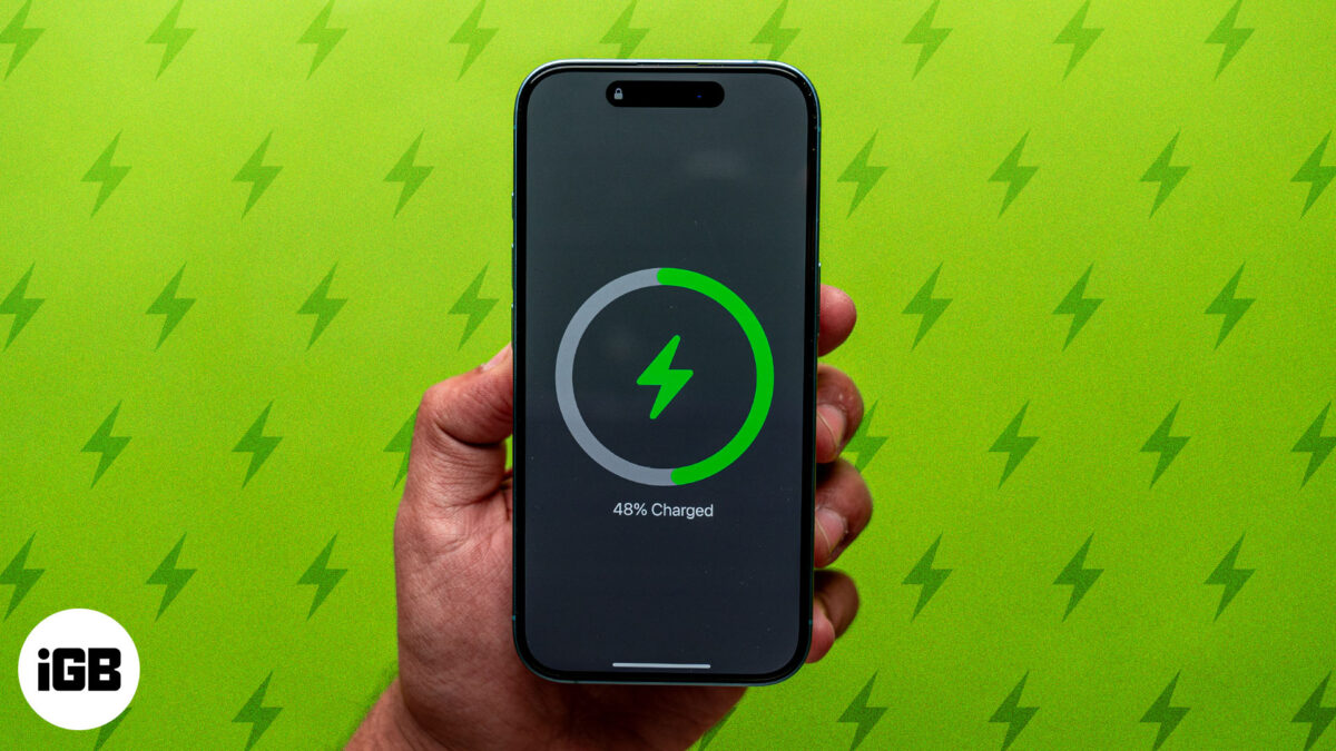 Fast charging an iphone