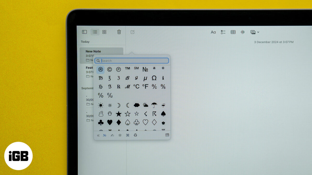 How to type special symbols on mac keyboard
