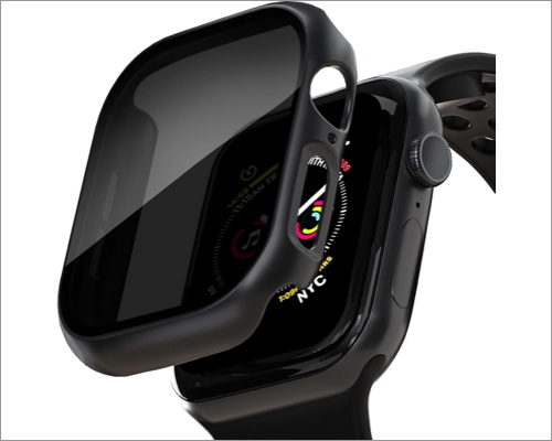 Best Apple Watch Screen Protectors (2026 Guide) – iGeeksBlog KUYUBMINYR Privacy Hard Case Protector for Apple Watch