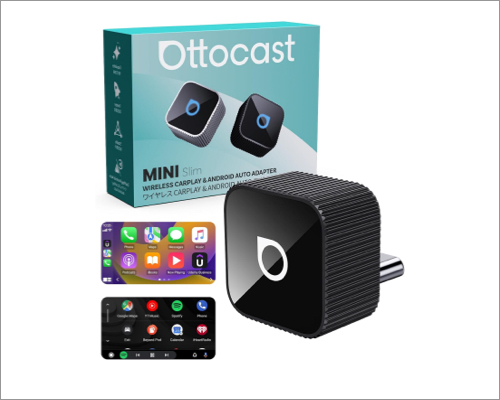 Best Wireless CarPlay Adapters in 2026: Top Picks for Every Car – iGeeksBlog OTTOCAST Mini Cube 3.0 USB C Wireless CarPlay & Android Auto Adapter 2026