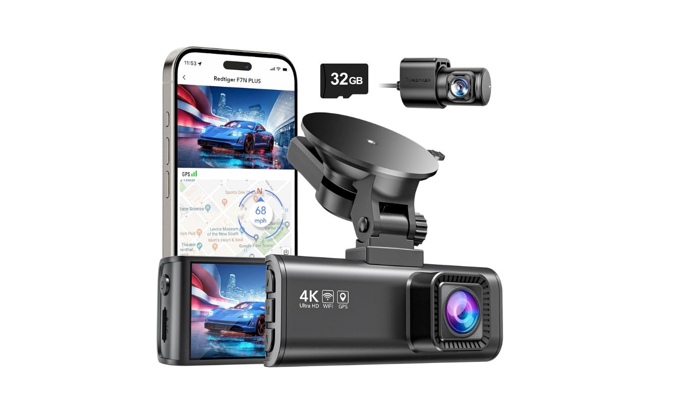 Redtiger dash cam front rear