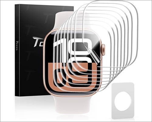 Best Apple Watch Screen Protectors (2026 Guide) – iGeeksBlog TOCOL Ultra-thin TPU Flexible Soft Film Screen Protector for Apple Watch