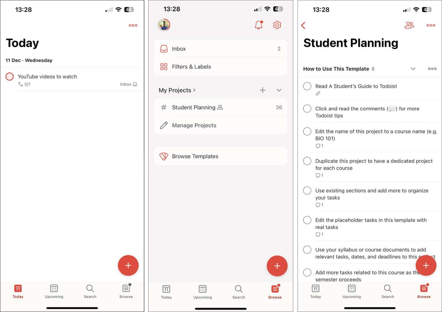Todoist- To Do List and Calendar app.